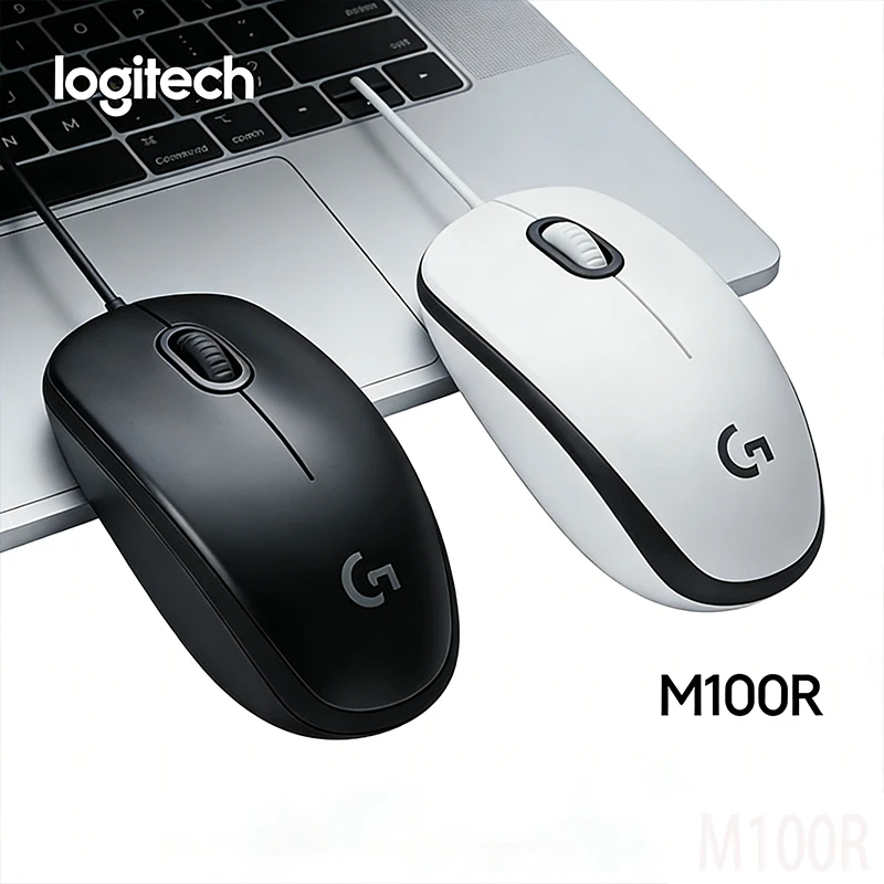 

M100R by Logitech Wired Mouse, USB Plug & Play, Universal for Home, Office, Business & All Computers