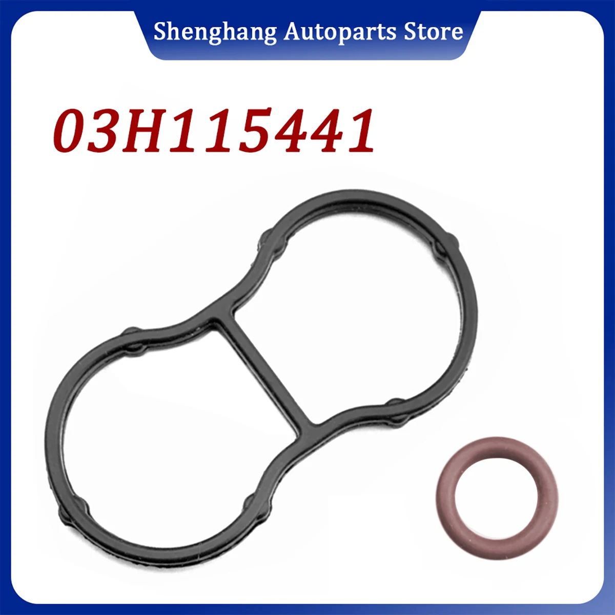 

03H115441 95810711110 Oil Filter Gasket Seal Fits for Artega GT Porsche Cayenne VW Atlas Passat CC Phaeton Touareg 3.6 V6