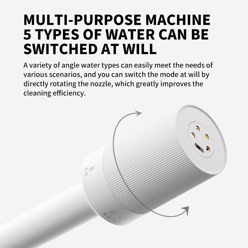 Xiaomi Mijia Wireless Car Washing Machine Home 2.4 MPa High Pressure Sprayer Sprinkler Cleaner Foam Generator Cleaning Care Car - Image 4