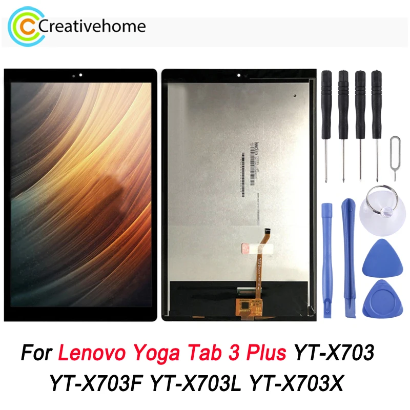 

High Quality LCD Screen and Digitizer Full Assembly for Lenovo Yoga Tab 3 Plus YT-X703 YT-X703F YT-X703L YT-X703X