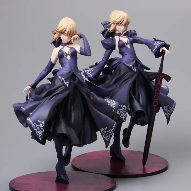 

Fate Night: Black Saber Black Dress Saber Black Dress Saber Action Figure Handmade Model Ornament Anime Games Decoration Gift