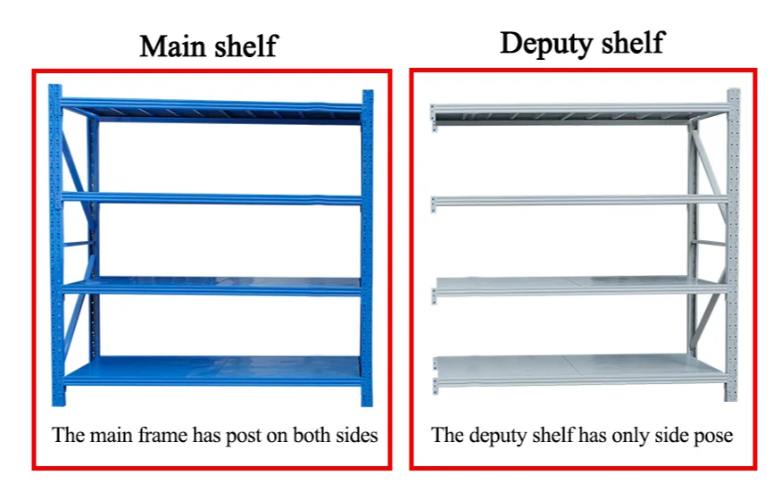 Adjustable Metal Boltless Shelves Heavy Duty Warehouse Storage Rack Industrial Shelving Unit for Garage Home Office