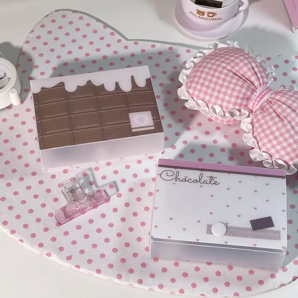 Frosted Texture Storage Box Rectangular Shape Dust-proof Storage Case Jewelry Container Small Card Holder Cards Box