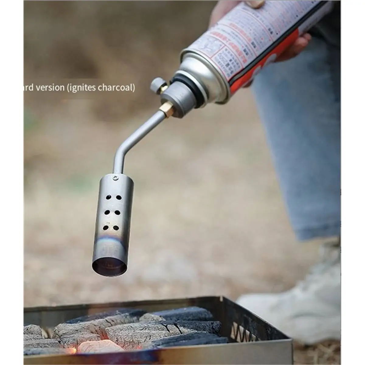 abkm-mt-3915-cb-cassette-type-flamethrower-with-preheating-pipe-barbecue-fire-point-stainless-steel-fierce-flame-spray-gun