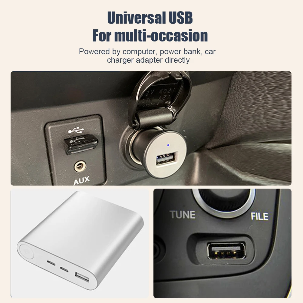 Dispositivo de refrigeración para vehículos, ventilador de circulación de aire ajustable, accesorios para vehículos de automóvil de 2 velocidades, 5/12/24V