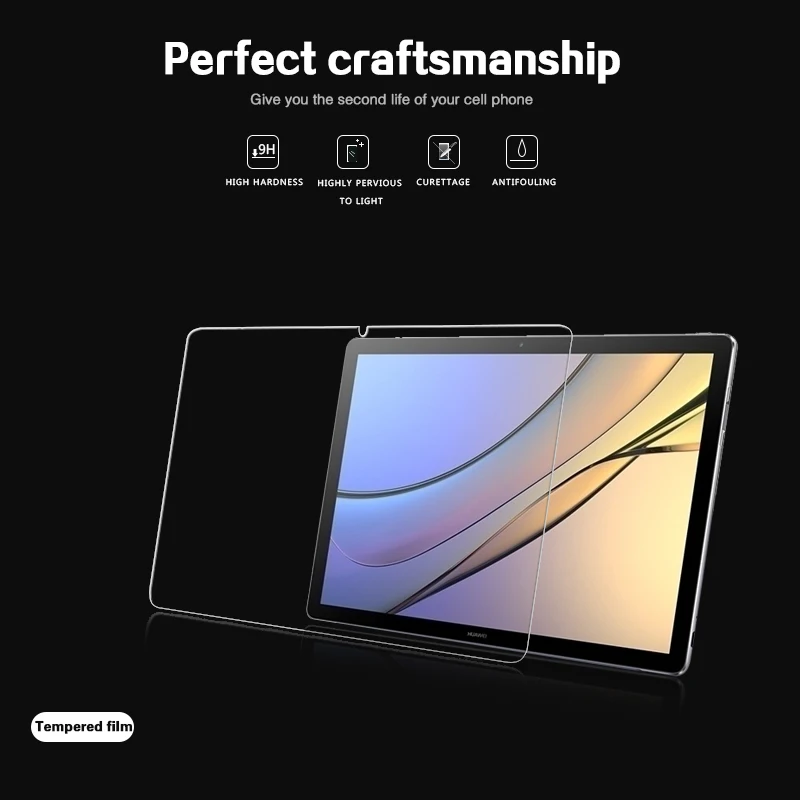 Ultra-thin Clear 2.5D Tempered Glass film For Huawei matebook E BL-W19 W09 12