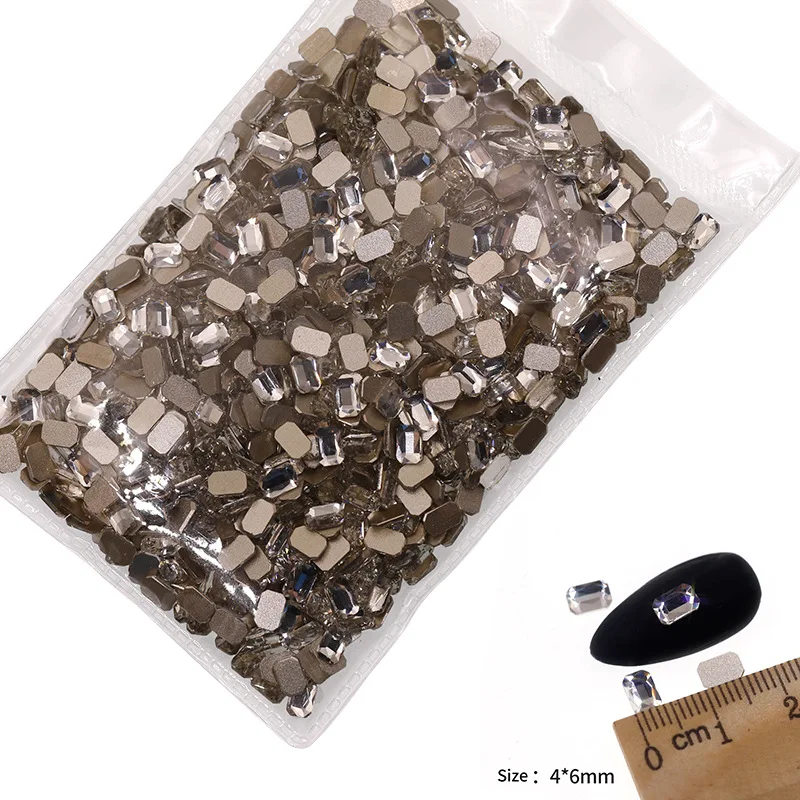 VDD P501-P540 Großhandel 1440 Stück Glas-Kristall-Strasssteine mit flacher Rückseite, Glitzersteine für Nagelkunst, DIY-Bastelarbeiten und Dekoration – Detail 17