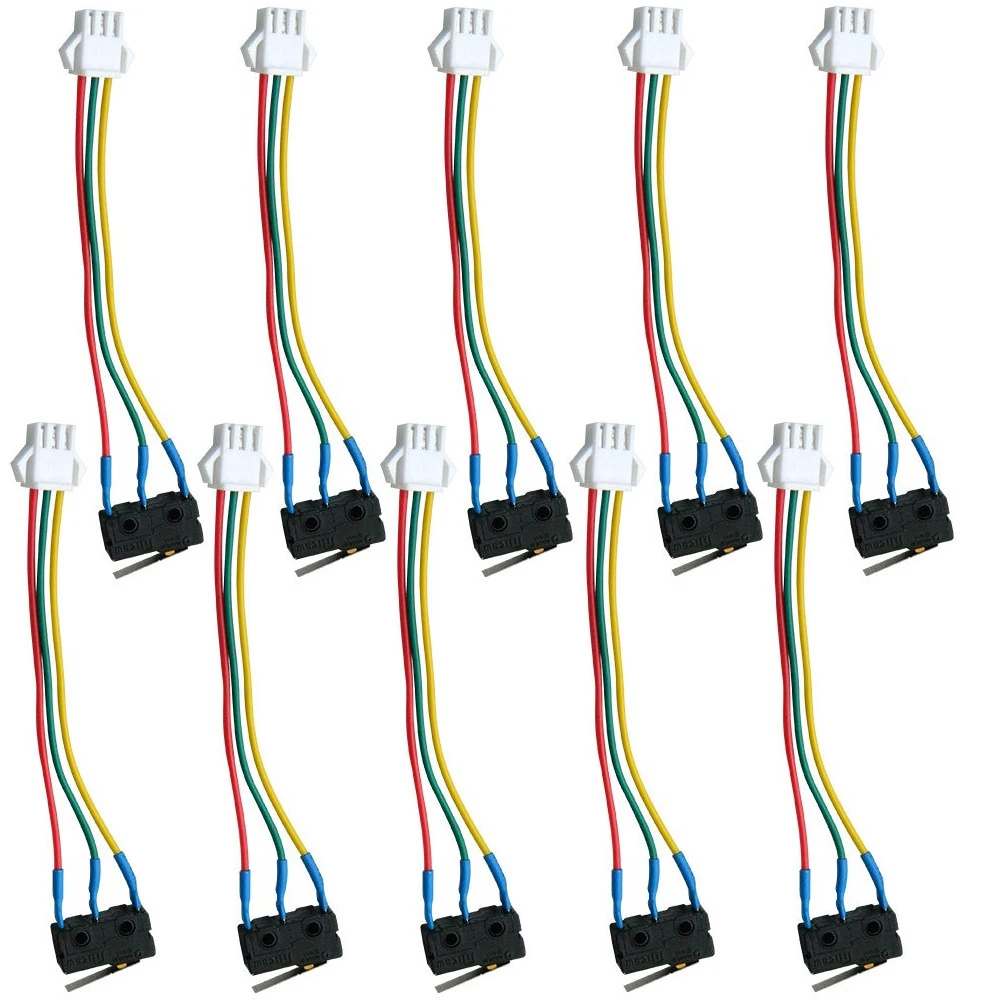 10PCS Gas Water Heater Micro Switch Three Wires Small On-off Control Switch Kitchen Electrical Parts
