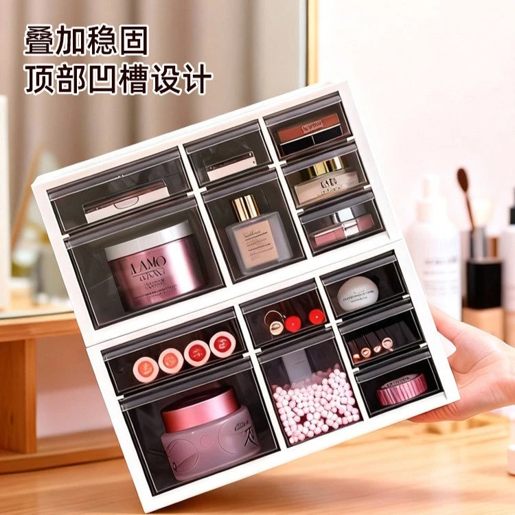 Small Alice Drawer Storage Box Desktop Organizer Stationery Cosmetic Snack Household Sundries Sort Display Container Rack