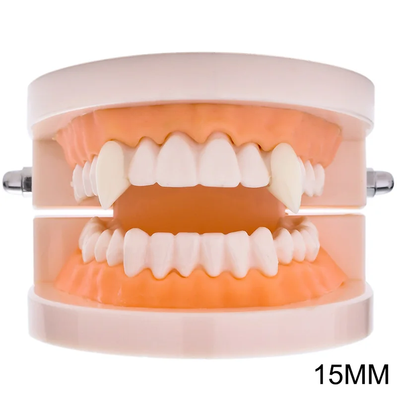 New 4 size Vampire Teeth Fangs Dentures Props Halloween Costume Props Party Favors Holiday DIY Decorations horror adult for kids