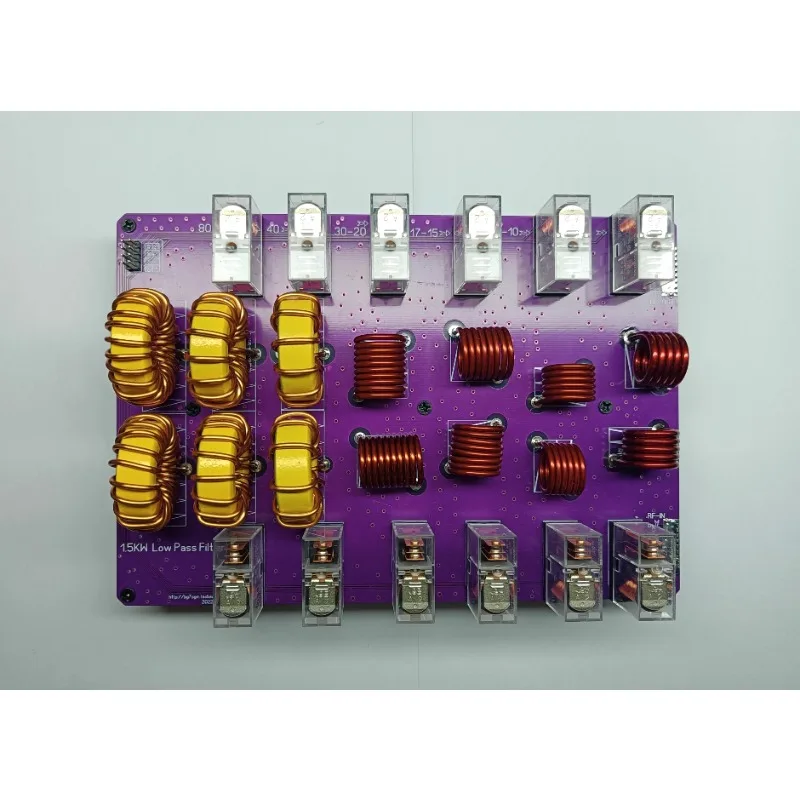 

Suitable for HF low pass filter 10 band high power low pass low pass short wave filter single sideband radio filter