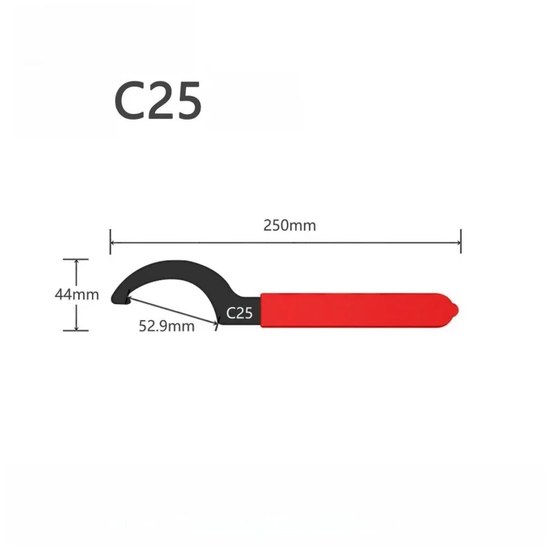 

Ключ полумесяц C25, универсальный механический ключ с ЧПУ, гаечный ключ C-типа, набор инструментов для крючков