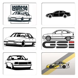 Opel Omega Metal Sign Cinema Kitchen Garage Club Custom Painting Décor Omega Classic Car Tin Sign Posters