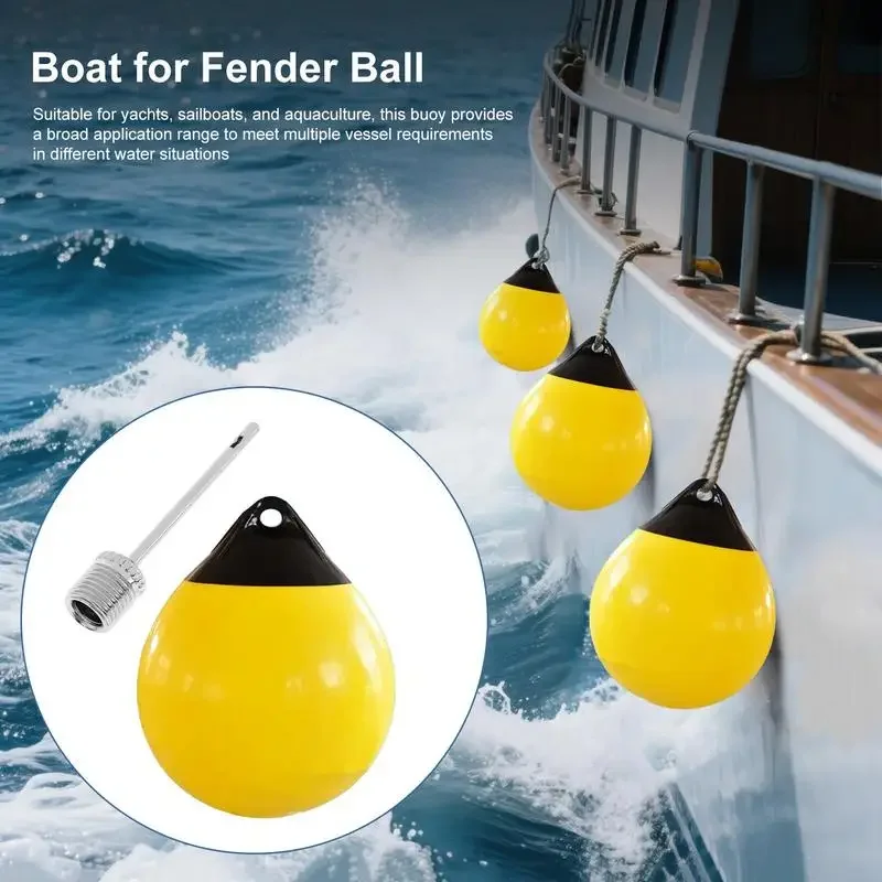 Pelampung Penahan Kapal dengan Flotasi Laut Anti Tabrakan Bola Tambatan untuk Perahu Motor & Kapal Pesiar