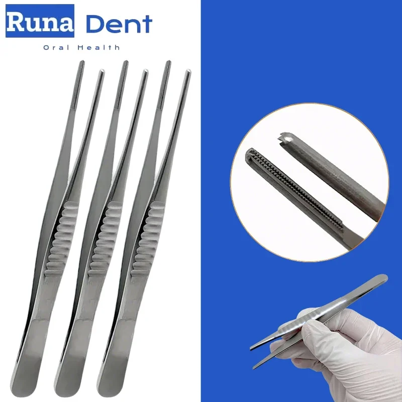 3pcs Debakey Forceps Atraumatic Tissue Forceps Vascular Surgery Medical Tweezers Surgical Instruments Set