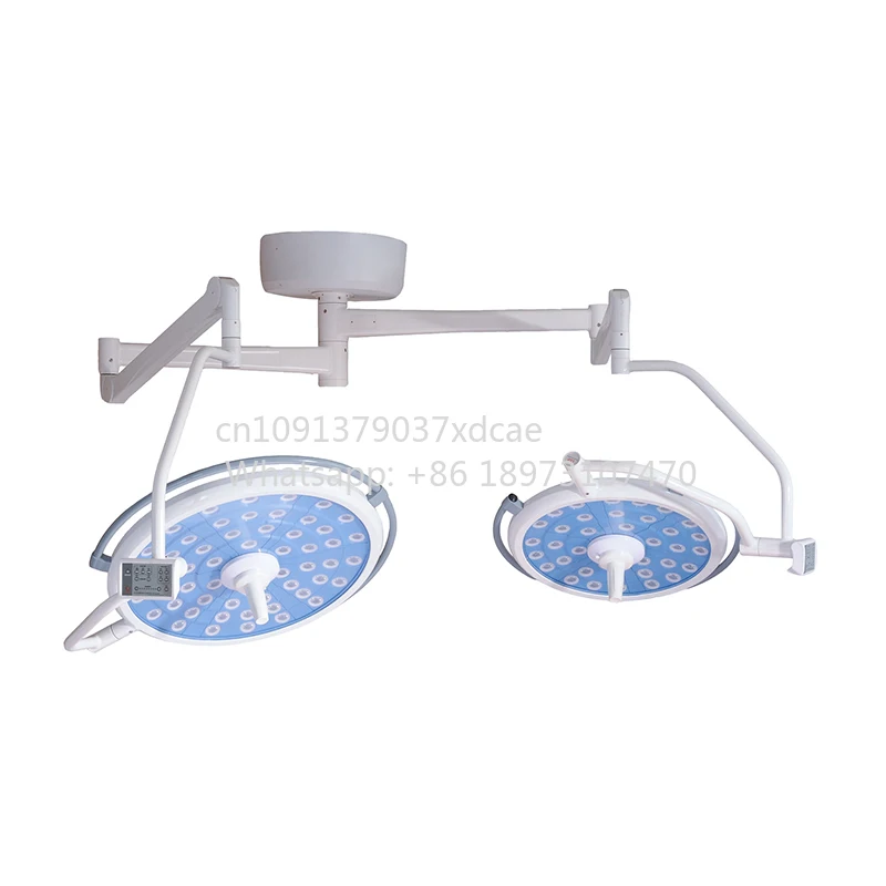 2026 Hospital Surgical Room Double Dome Operation Ceiling Shadowless Lamp Surgery Led Ot Operating Light