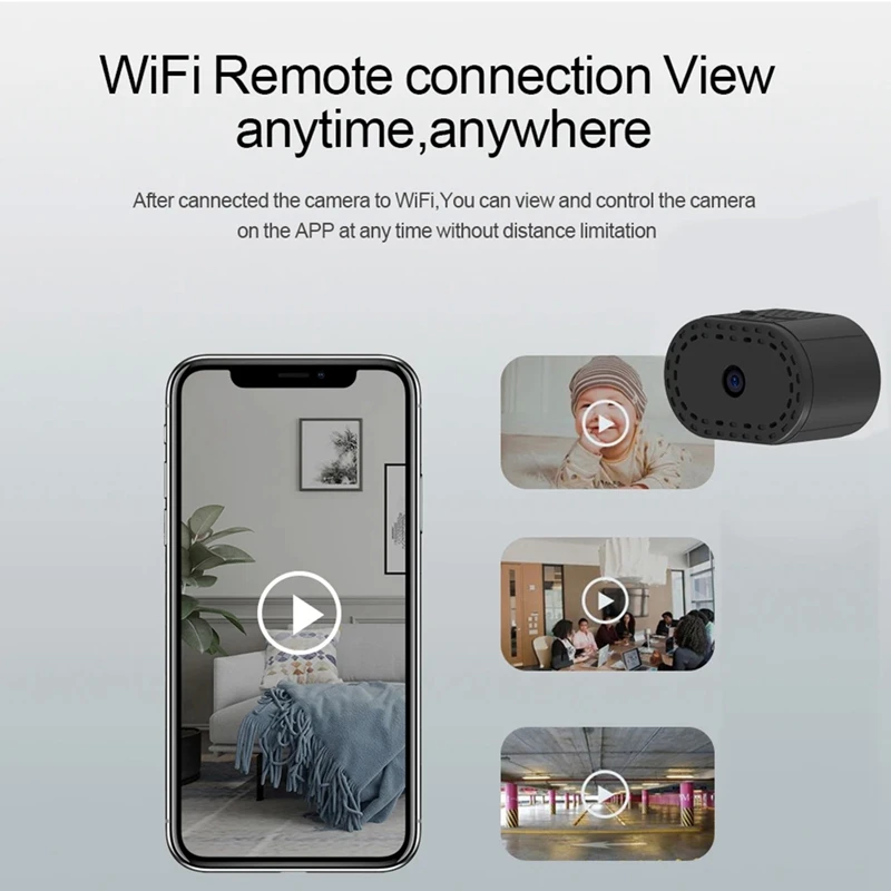 Mini Cameras Wireless Wifi Remote Monitor Camera Super Small P2P Smart Camera Home Security Tiny IP Camera