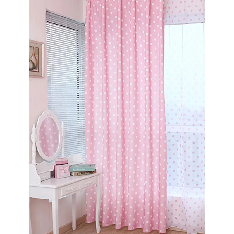 Small Fresh Pastoral Style Blackout Curtains Living Room Bedroom Balcony Curtains