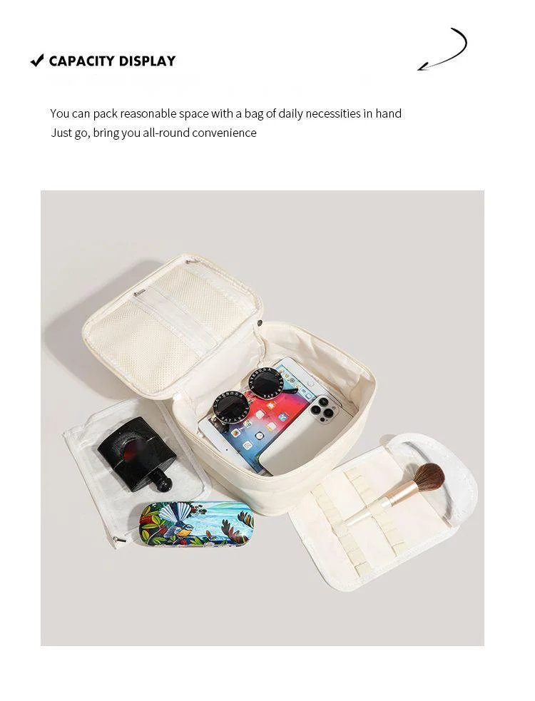 CHARHP&KEJNT Large Capacity Portable Outdoor Travel Makeup Storage Bag_voghion.com