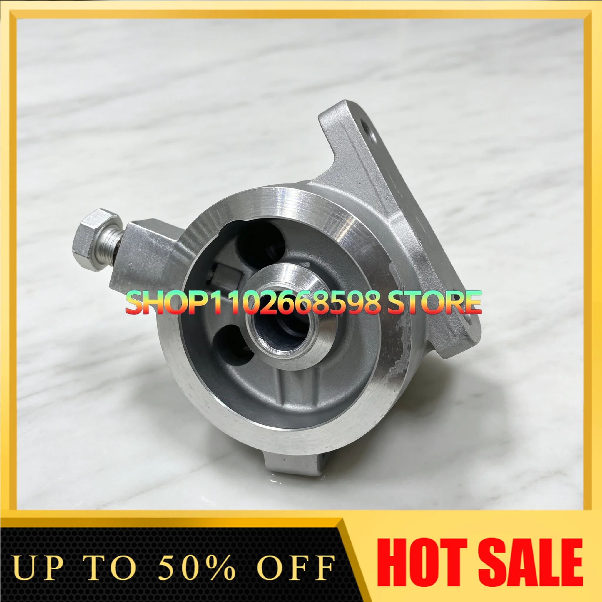 E320C Aluminum Oil Filter Base S6K Engine Connecting Base Excavator Accessories