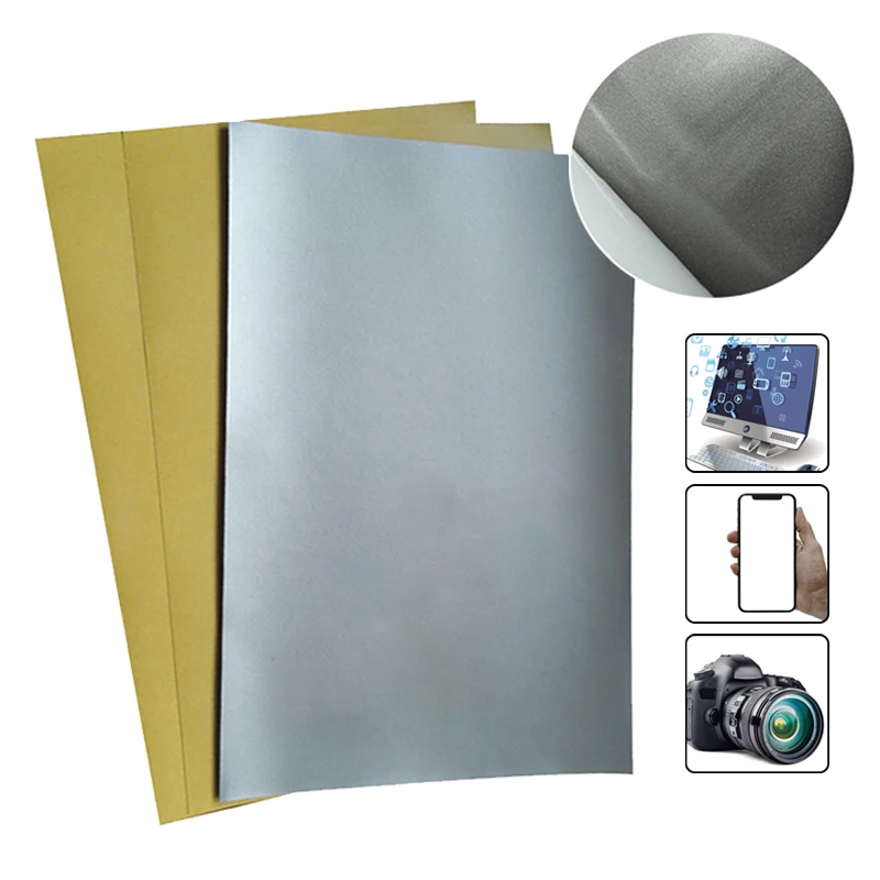 

RFID Ferrite Sheet EMC Electromagnetic Microwave Shielding NFC Low Frequency Anti-Met High Frequency Absorbing Material Sticker