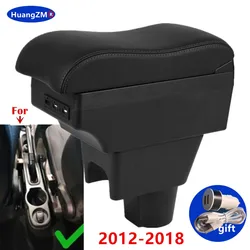 For Renault Duster Armrest 2012-2018 For Nissan Terrano 3 Dacia Duster Oroc Car Armrest Box Curved Surface leather Simple instal
