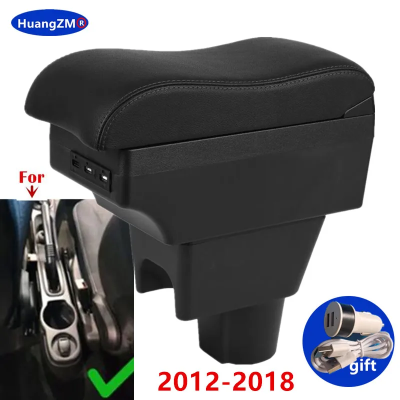 For Renault Duster Armrest 2012-2018 For Nissan Terrano 3 Dacia Duster Oroc Car Armrest Box Curved Surface Leather Simple Instal
