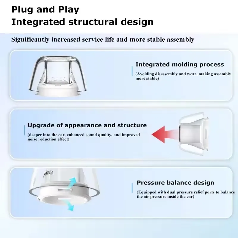اللاتكس سماعات الأذن المضادة للحساسية المضادة للانزلاق الأذن المقابس ل AirPods Pro Pro2 سماعة رأس لاسلكية الغبار سيليكون الأذن نصائح غطاء