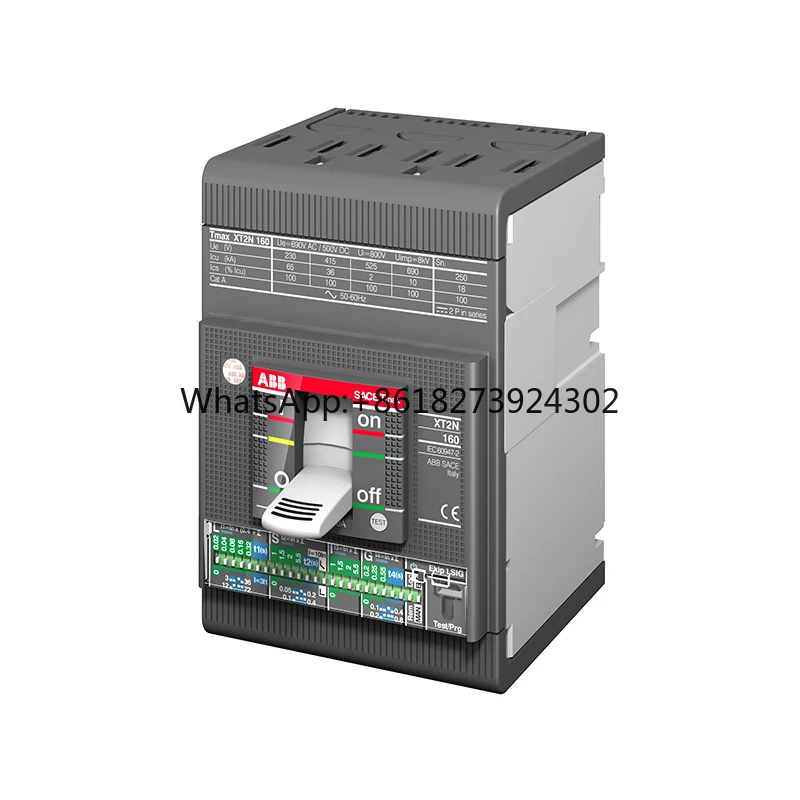 XT2N160 TMA125-1250 FF 3P 10152588 XT2N 160 TMA 125-1250 3p F F 1SDA067019R1 molded case circuit breaker