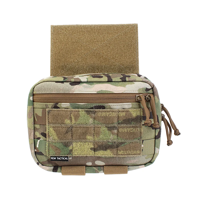

Tactical Drop Dangler Pouch,Sub Abdominal Carrying Kit Bag Tactical Fanny Pack for Chest Rig and Tactical Vest Mk4
