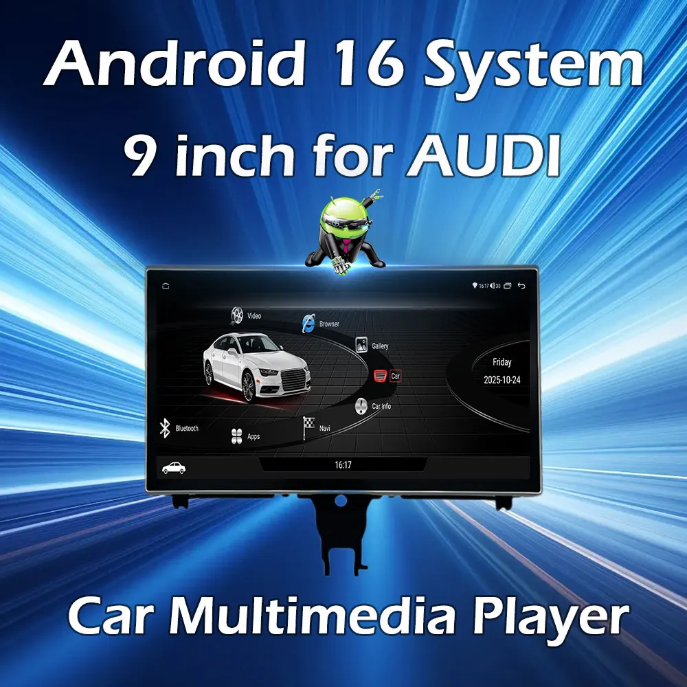 Android 16 für Audi A6 A7 C7 RS6 RS7 S6 2012 - 2018 Auto-Radio-Videoplayer IPS HD Touchscreen Bluetooth Carplay Haupteinheit WLAN – Detail 5