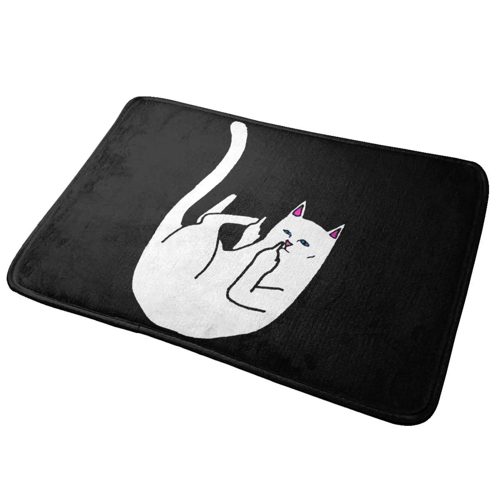 Genuine Rip Cat Dip Falling For Lord Nermal Pocket Mat Rug Carpet Floor Popular Mat Floor Easy Clean Bath Floor Mat