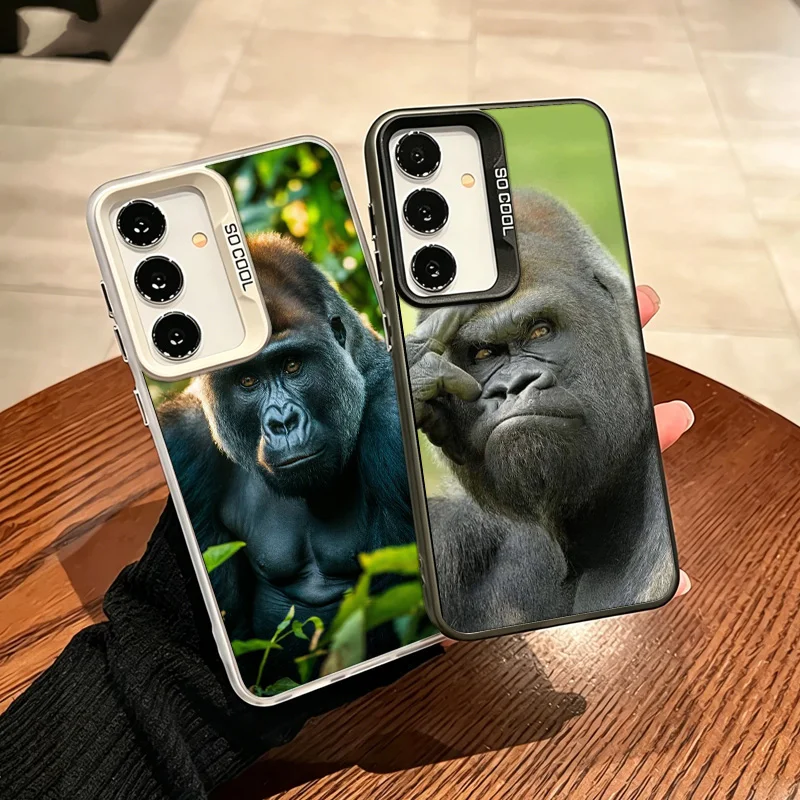 The Essence of Majestic Creatures, Gorillas Phone Case for Samsung A12 A13 A14 A22 A23 A24 A32 A33 A34 A54 A53 A52S Galaxy A02S