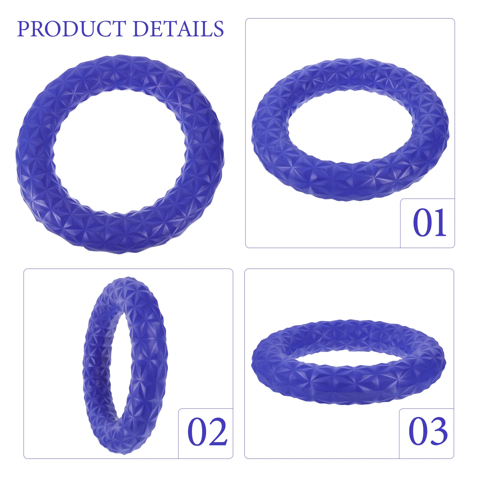 

Foam Dog For Teeth Cleaning Puppy Teething Ring Molar Plaything Pet Training Tension Floating Ring Dog Training