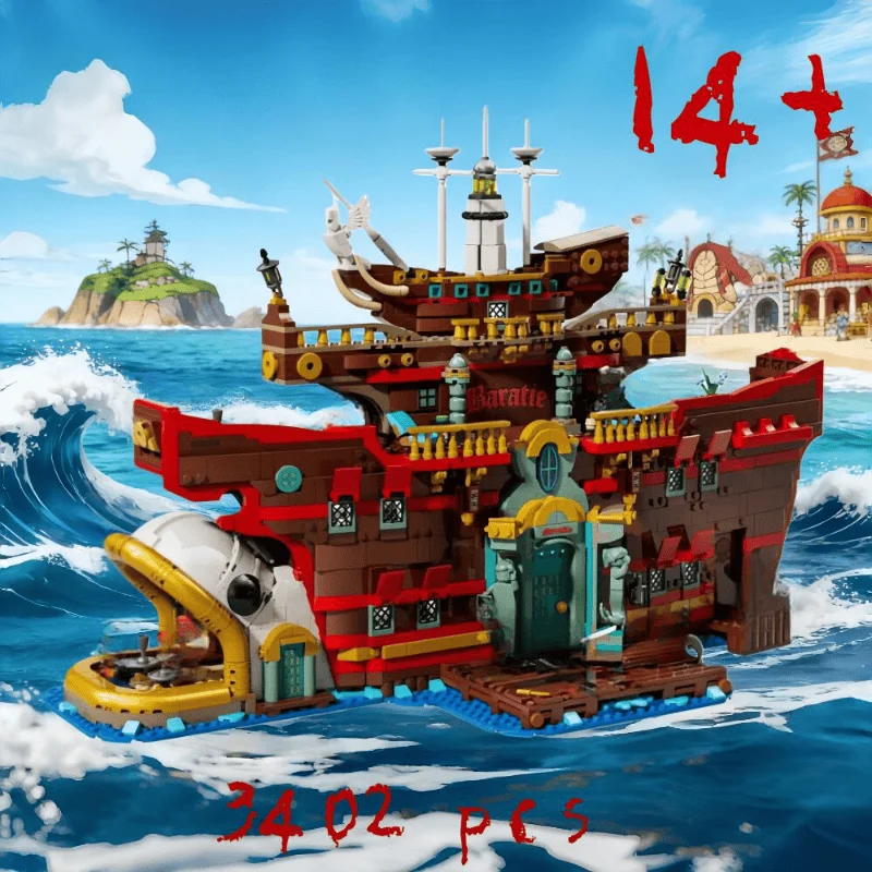 

IN Stock MOC Street View Floating Restaurant 75640 Building Blocks Creative DIY Model for Children's Birthday Christmas Gifts