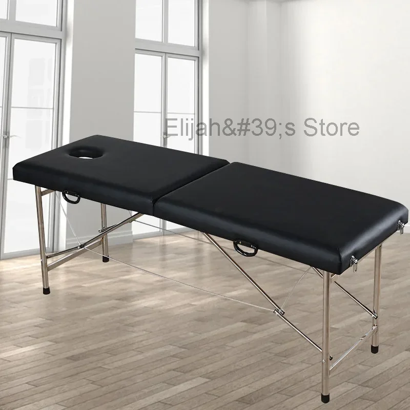 Esthetician Foldable Bed Beauty Portable Tattoo Multifunction Massage Chairs Full Body Kosmetikliege Massage Furniture MQ50MB