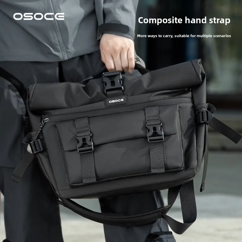 Large-capacity Crossbody Bag. Men's Commuting Computer Outdoor Bag, Waterproof Single-Shoulder Bag 2025 New Style