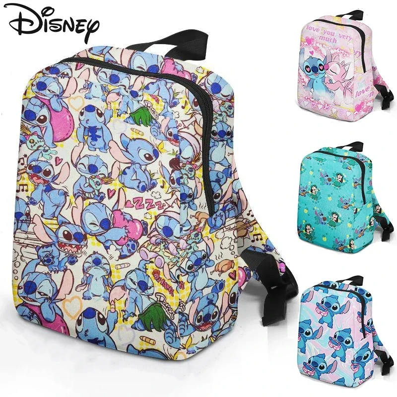 Disney Lilo & Stitch：The Series Cartoon Harajuku Cosplay Mini Backpacks Canvas Backpack Student Schoolbag Girl Kawaii Bags Gifts