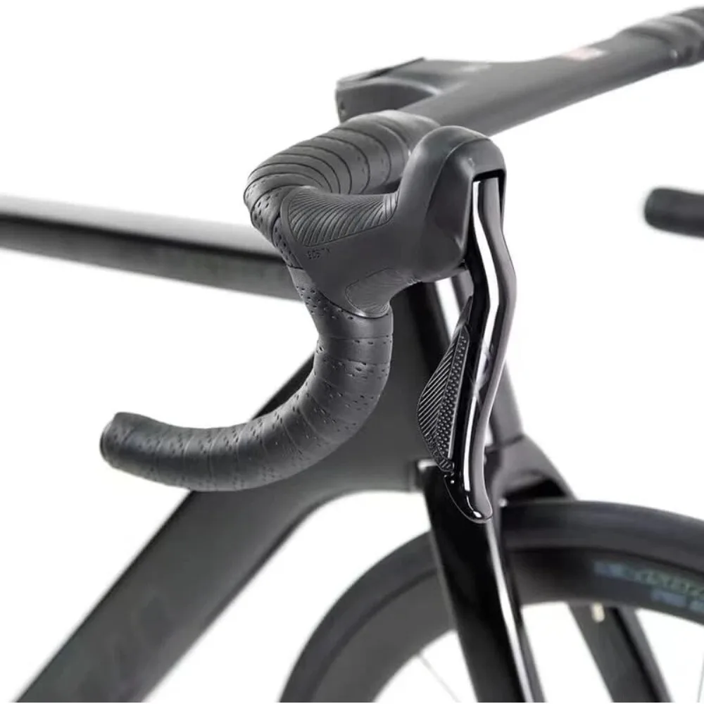 WheelTop EDS TX TX RA6000 Desviador traseiro eletrônico de fibra de carbono 7-14s Freio de aro para bicicleta de estrada