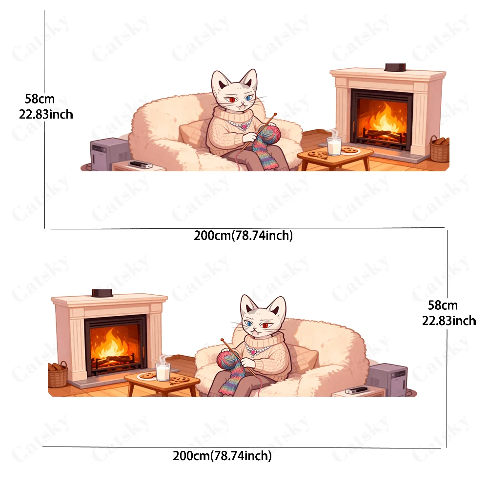Vampire Bat Cat Creative Pattern Stickers Car Body Door Side Two Fashionable Stickers Two Decorations Suitable for All Cars car