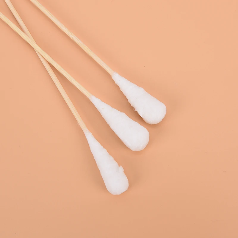 مسحة قطنية خشبية صحية ، عصي طبية نظيفة ، براعم رأس قطني خشبي ، 20 ، 20 من أجل