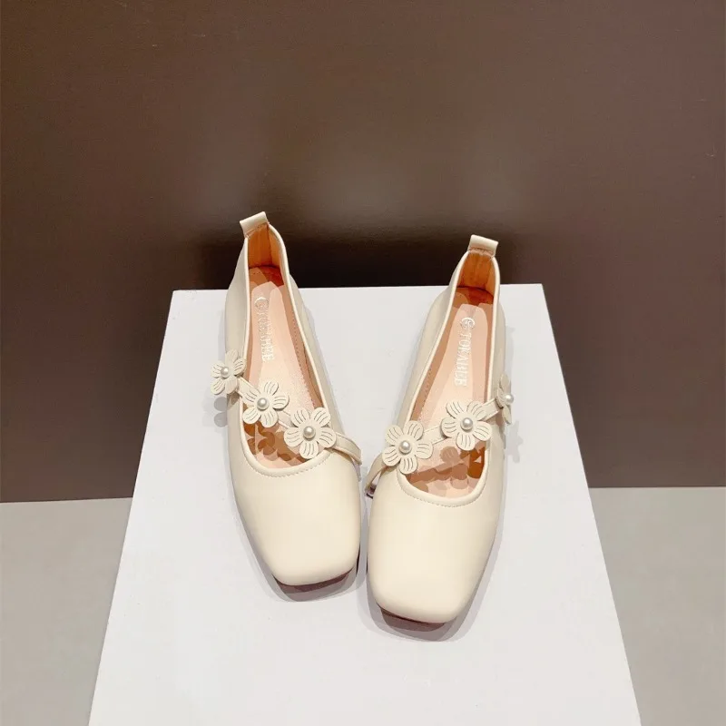 

Fashion Women's Shoes Exquisite French Style Casual Shoes for Woman Comfortable Shallow Flat Shoe Designer Shoes Zapatos Mujer