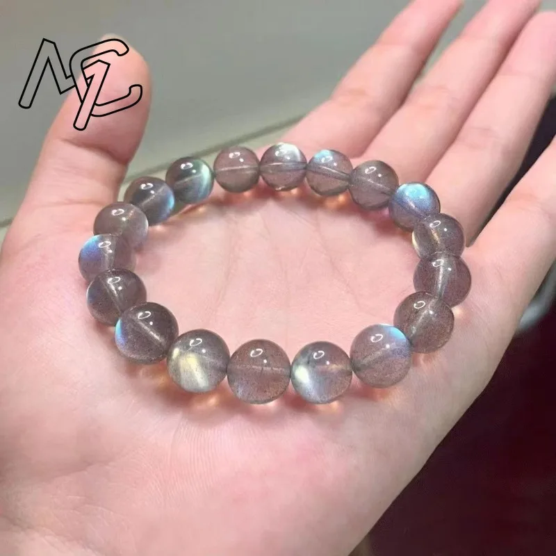 New Crystal Luxury Moonlight Bracelet Gemstone Bangle Real Natural Jewelry Women Accessories Energy Healing Gifts Trendy