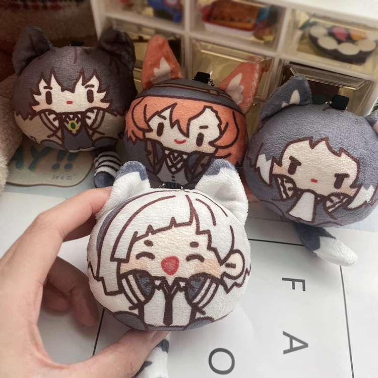 

Anime Bungo Stray Dogs Dazai Osamu Nakahara Chuya Ryunosuke Akutagawa Nakajima Atsushi Cosplay Fluffy Dolls Dango Halloween Gift