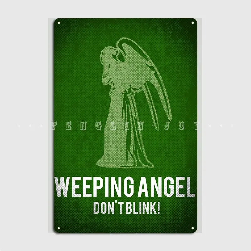 Weeping Angel Metal Sign Cinema Garage Club Bar Printing Painting Décor Tin Sign Poster