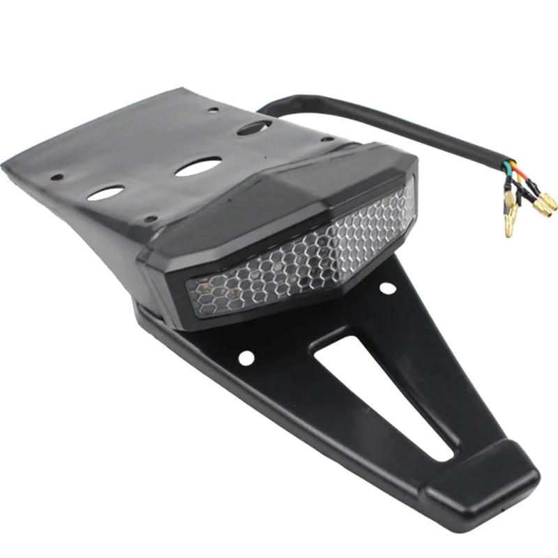 

hot selling motorcycle accessories new style fender rear tail light sand guard integrated brake light turn light fog light