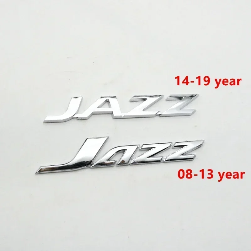 Autocollant de plaque signalétique d'emblème de hayon de voiture, autocollant de logo chromé arrière, badge pour Jazz 2008-2019