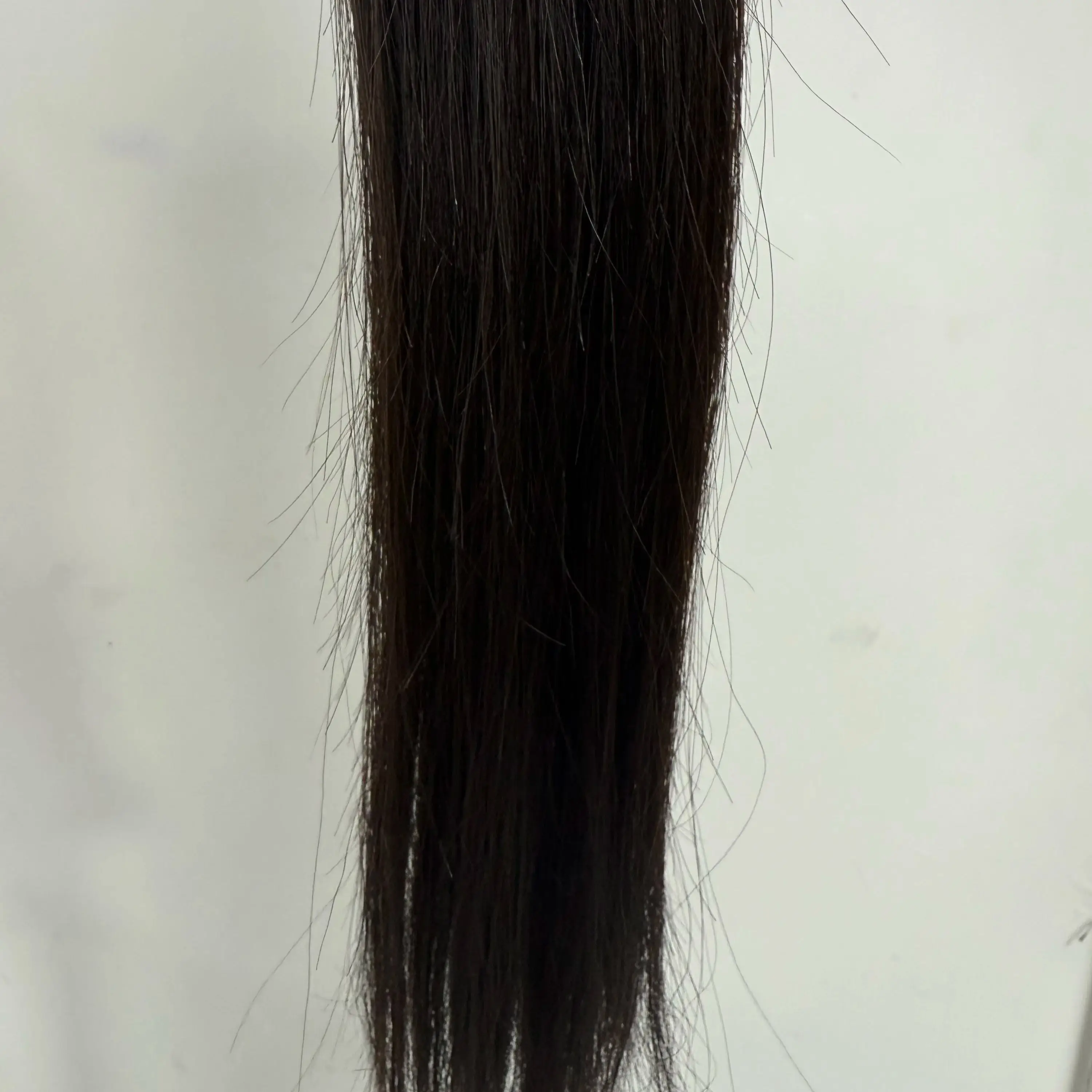Pacotes de cabelo humano virgem cru reto, cabelo virgem não processado para mulheres, branqueável, um doador, cabelo humano, cor natural