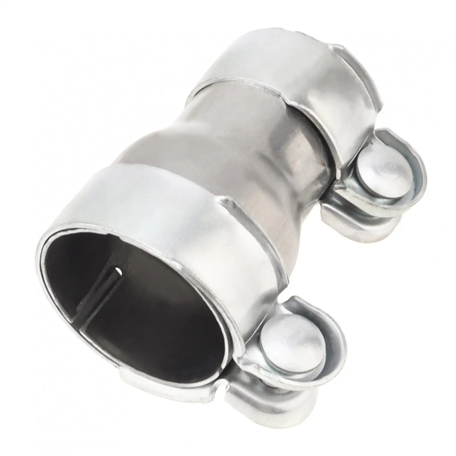 2.5 to 3 Inch Double Clamp Reducing Pipe Exhaust Adapter, Carbon Steel Exhaust Pipe Adapters
