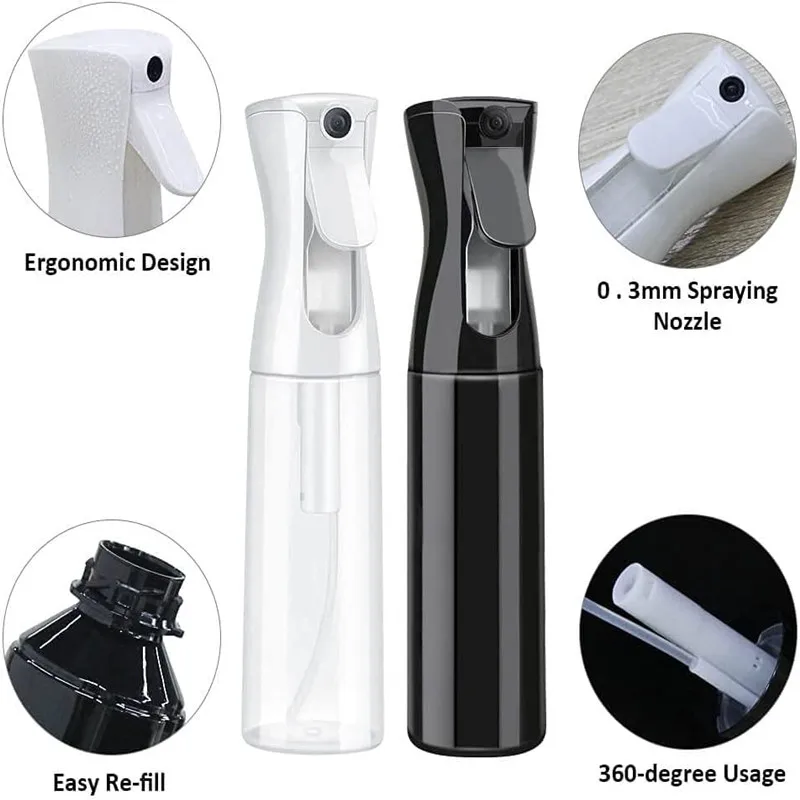 Professional Hairdressing Spray Bottle Alcohol Spray Bottle Fine Mist Bottle Water Sprayer Atomizer Salon Barber Hair Styling